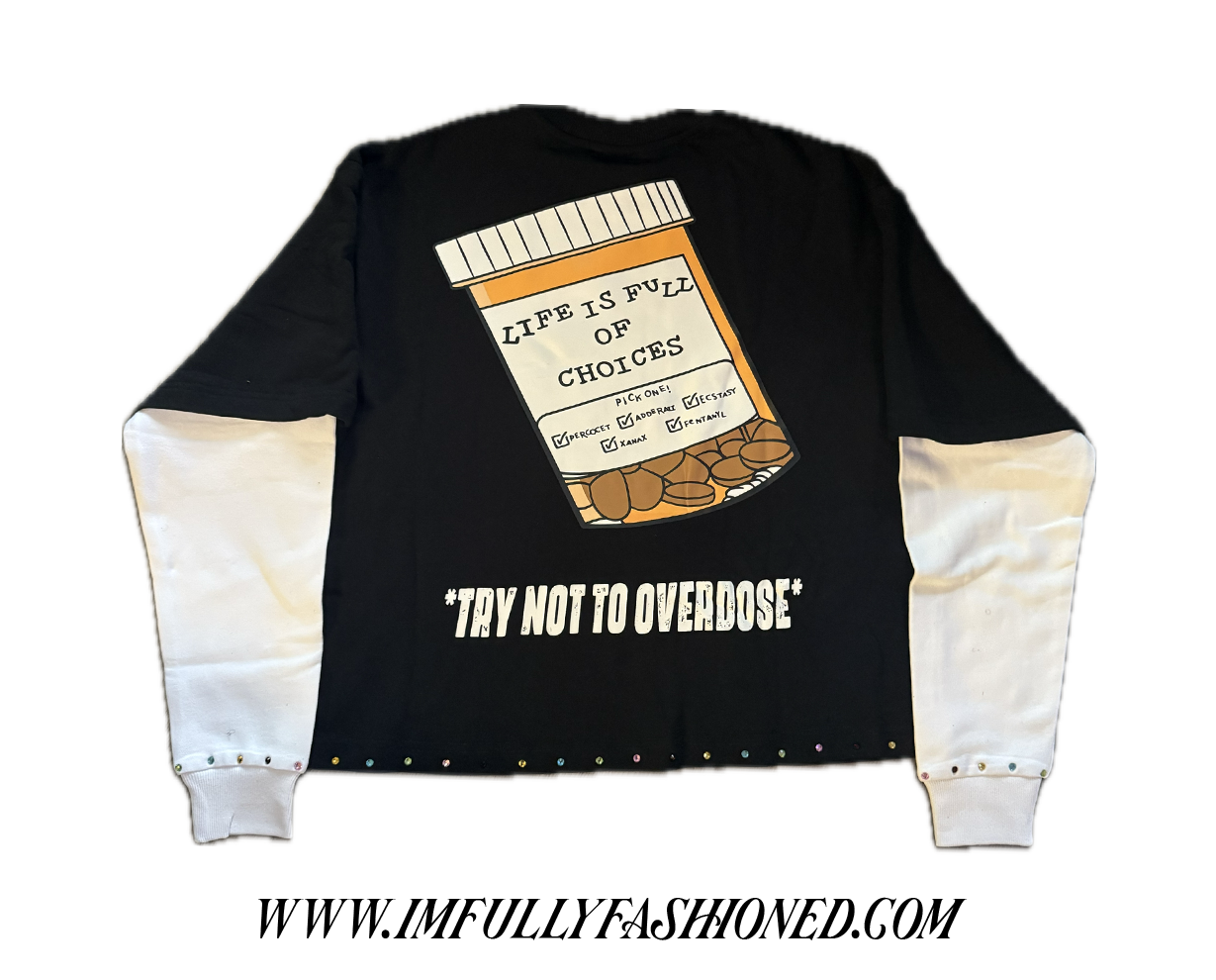 "Full Of Choices" Double Layered Tee